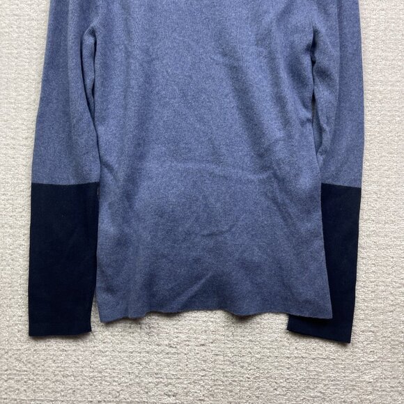 Tommy Hilfiger Shirt Blue Striped Long Sleeve Spell out logo Women Sz L Preppy - Picture 12 of 12